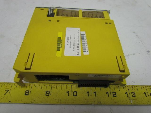 GE Fanuc A0A05E I/O Output Module 5Pt 230VAC Out A03B-0807-C157