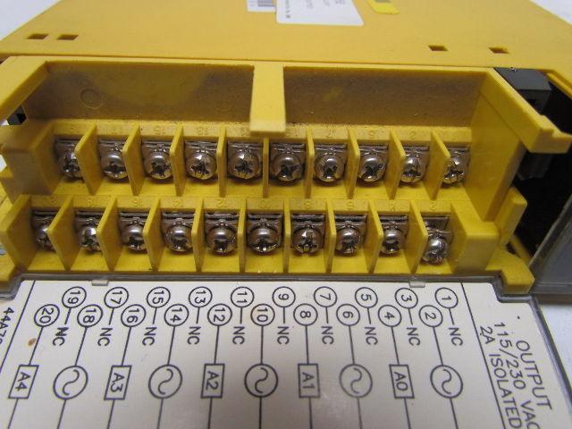GE Fanuc A0A05E I/O Output Module 5Pt 230VAC Out A03B-0807-C157