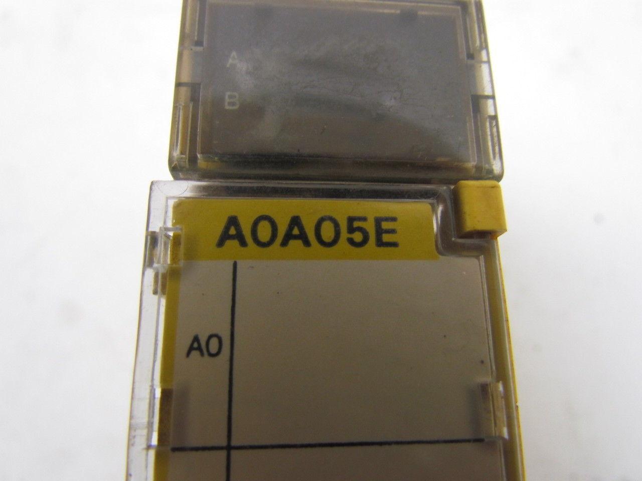 GE Fanuc A0A05E I/O Output Module 5Pt 230VAC Out A03B-0807-C157