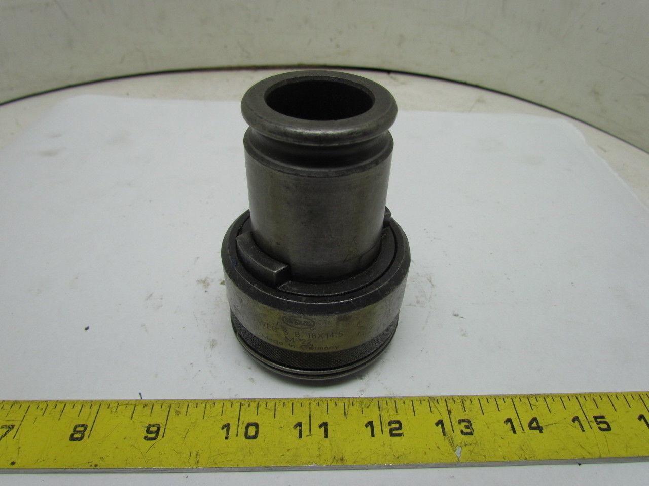 WES 3 B 18x14.5 M22 Quick Change Torque Control Tap Adapter Tap Size M18 11/16"