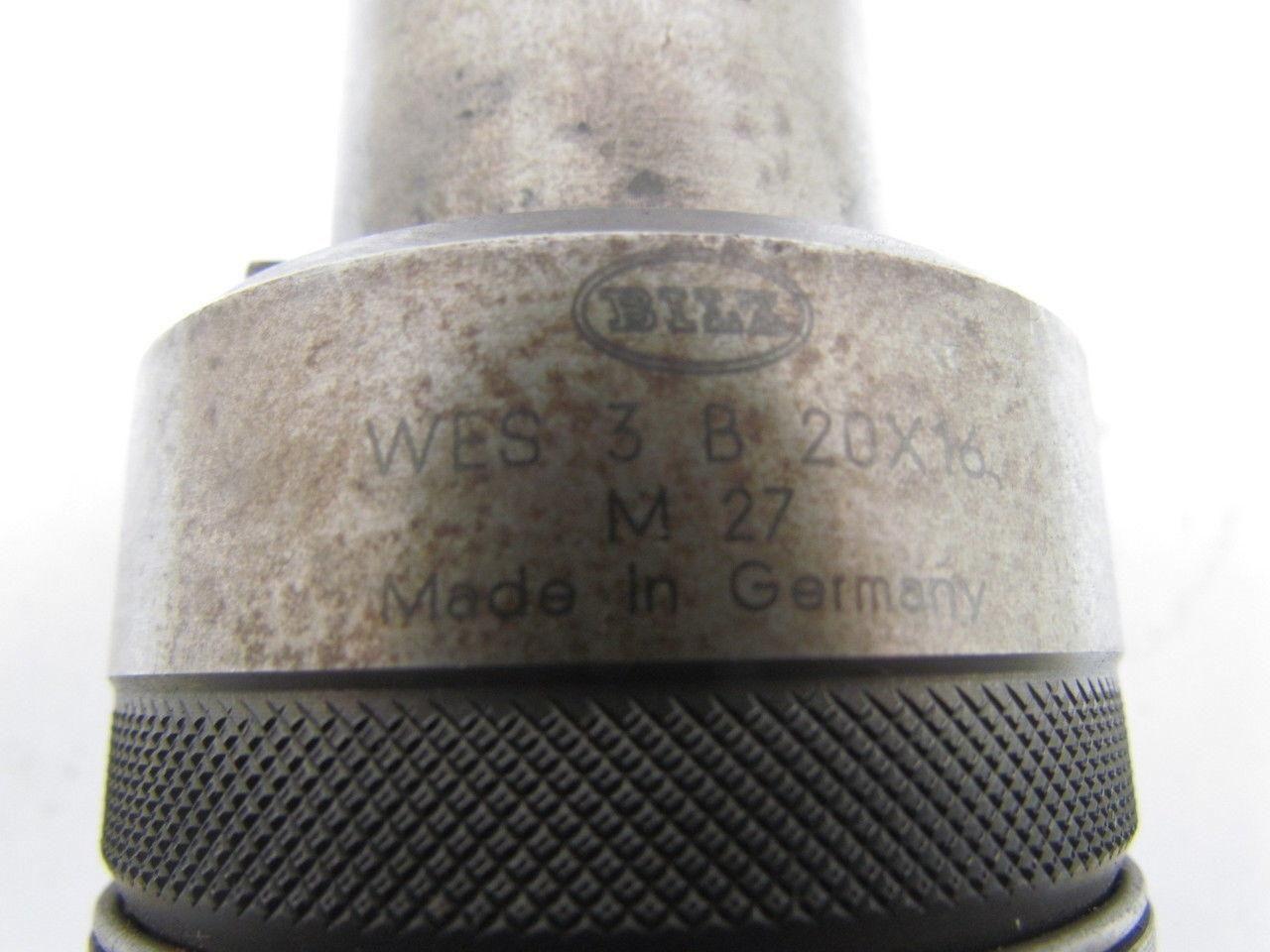 WES 3 B 20x16 M27 Quick Change Torque Control Tapping Adapter Tap Sz M20 13/16"