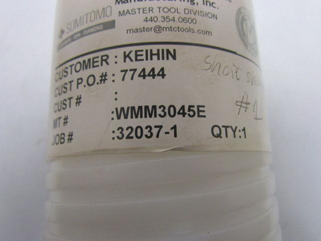 WMM3045E Master Tool Indexable End Mill Cutter 1-1/4"x2-3/8" Shank 4-3/4" OAL