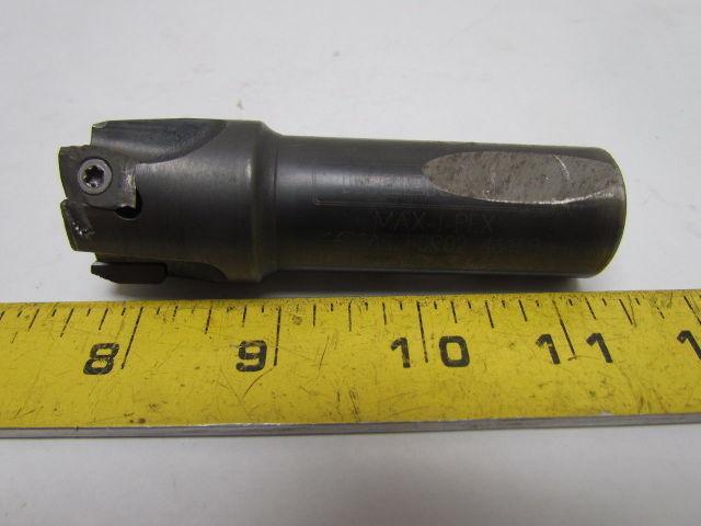 Ingersoll 16J1A1280R02 Indexable End Mill Cutter 3-Insert 1" Shank Dia Max-I-Pex