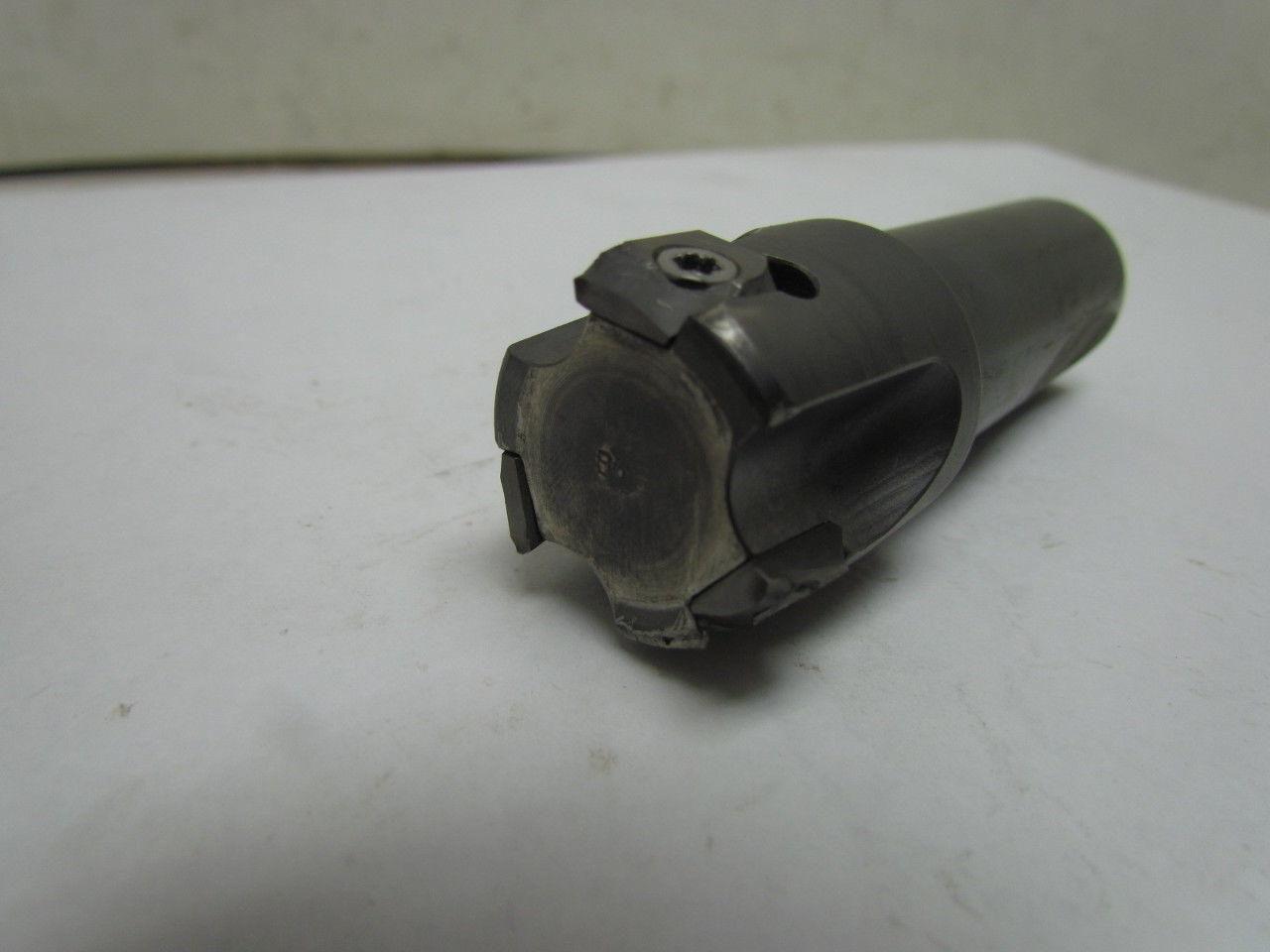 Ingersoll 16J1A1280R02 Indexable End Mill Cutter 3-Insert 1" Shank Dia Max-I-Pex