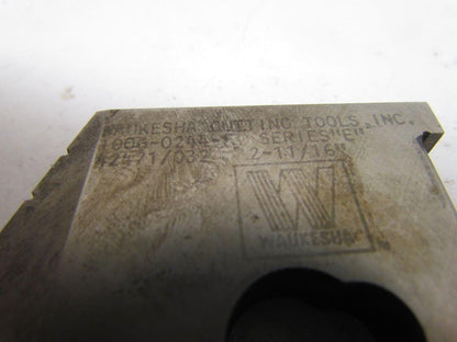 Waukesha 1006-0244-F Spade Drill Insert Blade 2-11/16"x7/16" Ser E Lot of 2pcs