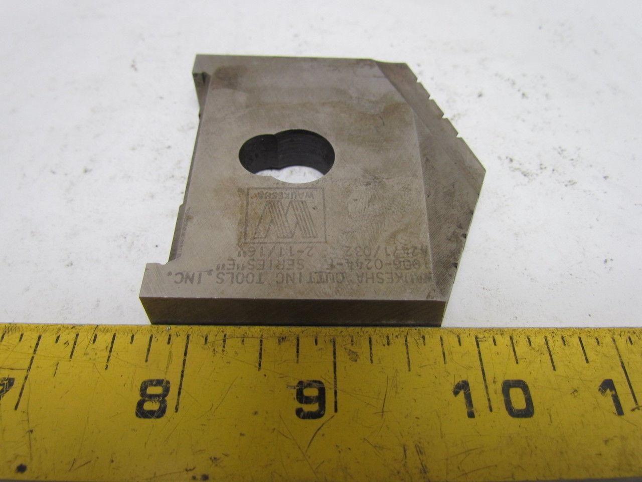 Waukesha 1006-0244-F Spade Drill Insert Blade 2-11/16"x7/16" Ser E Lot of 2pcs