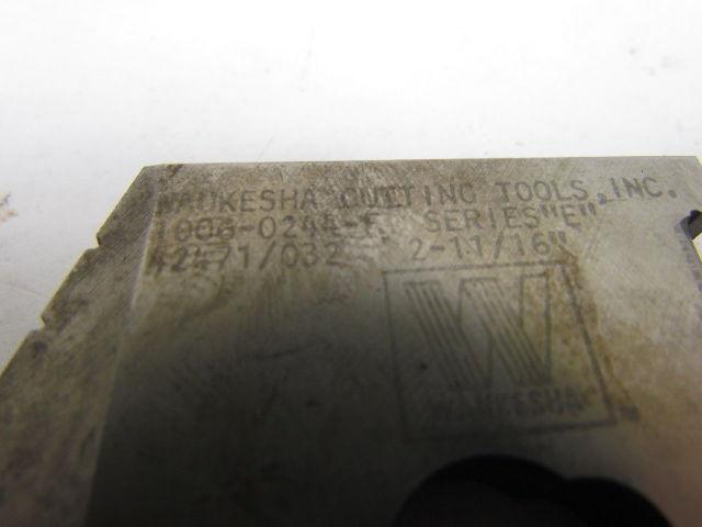 Waukesha 1006-0244-F Spade Drill Insert Blade 2-11/16"x7/16" Ser E Lot of 2pcs