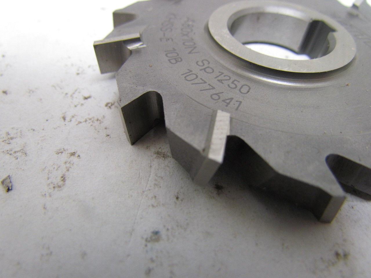 Fette 80x10x22mm Staggered Tooth Side Milling Cutter A80x10N Sp1250 KHSS-E 10B