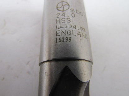 Osborn 15199 Screwed Shank Slot Drill 24.0mm Dia 2-Flute Milling Cutter HSS