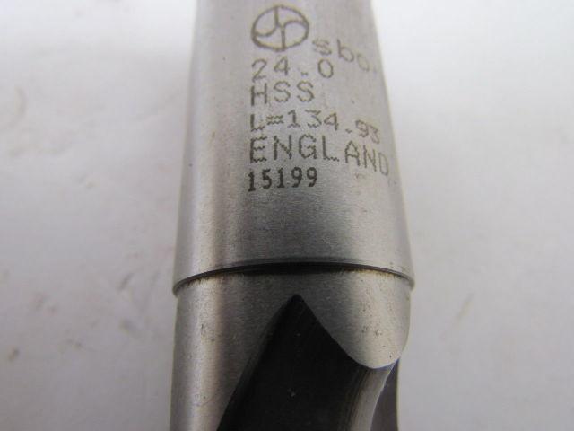 Osborn 15199 Screwed Shank Slot Drill 24.0mm Dia 2-Flute Milling Cutter HSS