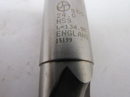 Osborn 15199 Screwed Shank Slot Drill 24.0mm Dia 2-Flute Milling Cutter HSS