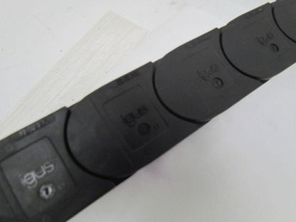 Cable/Hose Carrier 200mm Bending Radius 70mmW x 28mmH Window 46mm Pitch 41.5" L