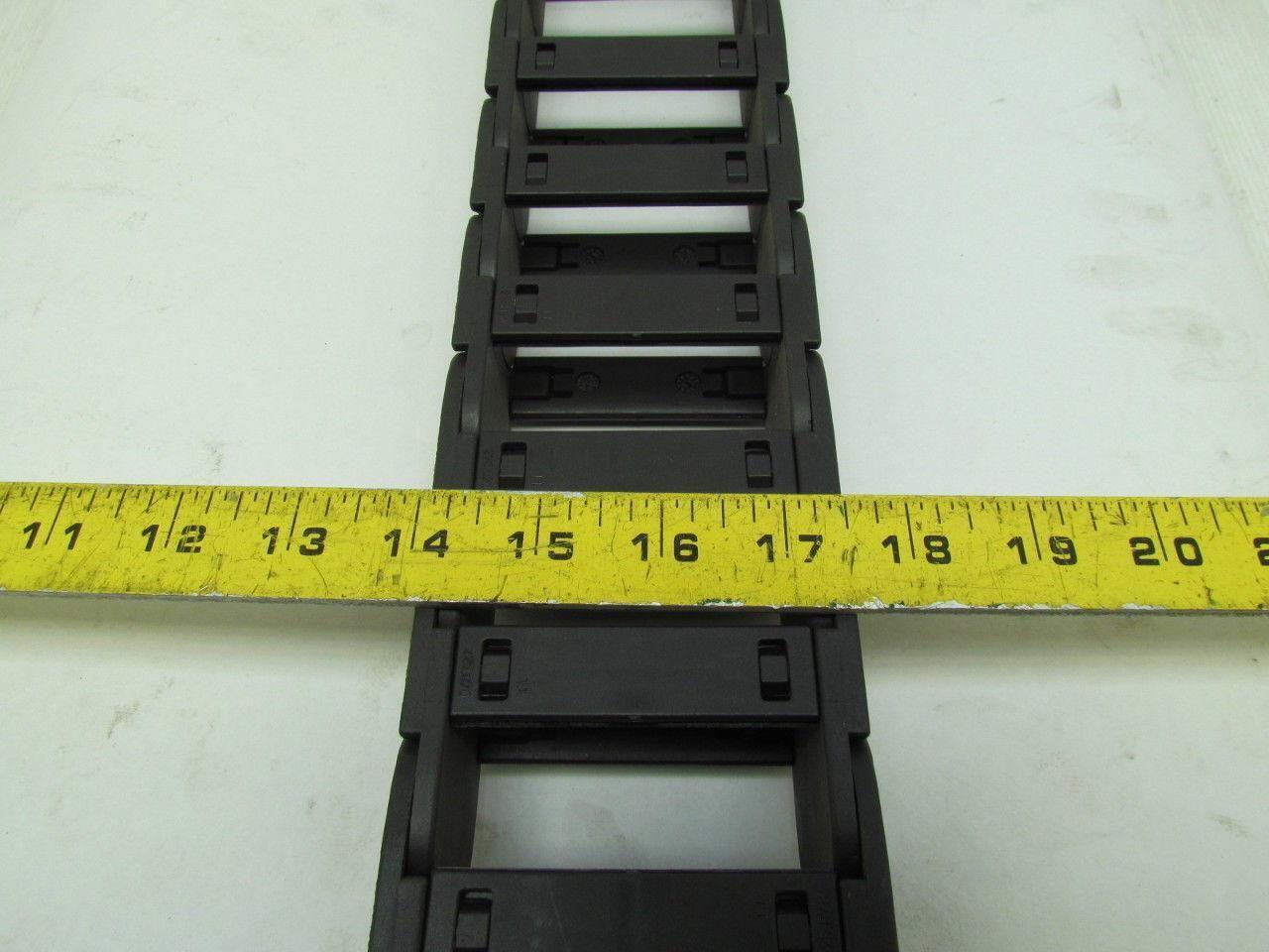 Cable/Hose Carrier 175mm Bending Radius 70mmW x 28mmH Window 46mm Pitch 41.5" L
