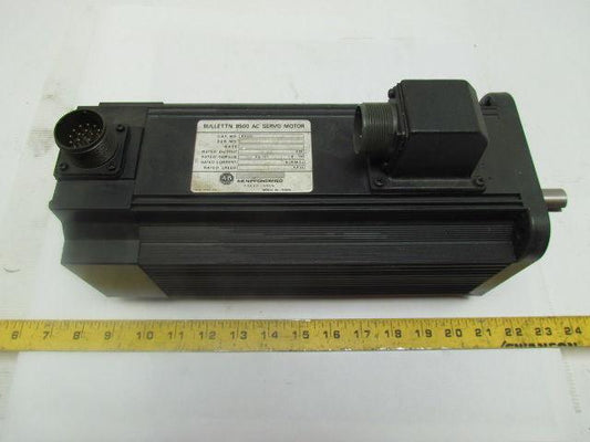 A-B 8500-A2D-L1AN AC Servo Motor Rated Output 0.85KW Torque 47.9 Lb-In 1500 RPM