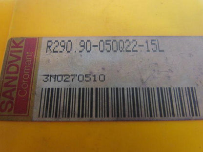 Sandvik R290.90-050Q22-15L Shoulder Milling Cutter 50mm (2") Dia 3-Insert 90 Deg
