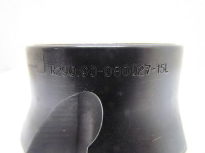 R290.90-080Q27-15L Shoulder Milling Cutter 80mm Dia 4-Insert 90 Deg 27mm Arbor