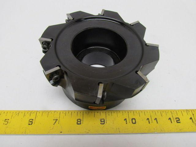 R290.90-125Q40-15M Shoulder Milling Cutter 125mm (5") Dia 8-Inserts 40mm Arbor