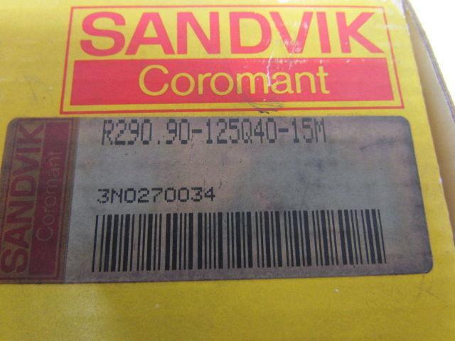 R290.90-125Q40-15M Shoulder Milling Cutter 125mm (5") Dia 8-Inserts 40mm Arbor