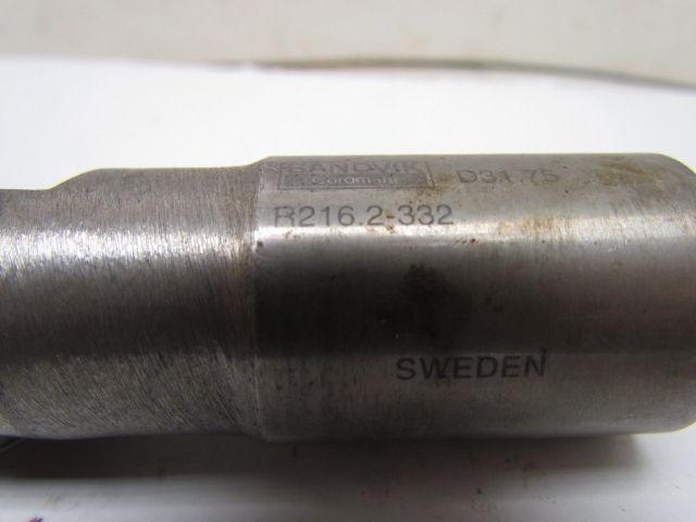 Sandvik Coromant R216.2-332 Indexable End Mill Cutter 32mm (1.25") Dia 2-Insert