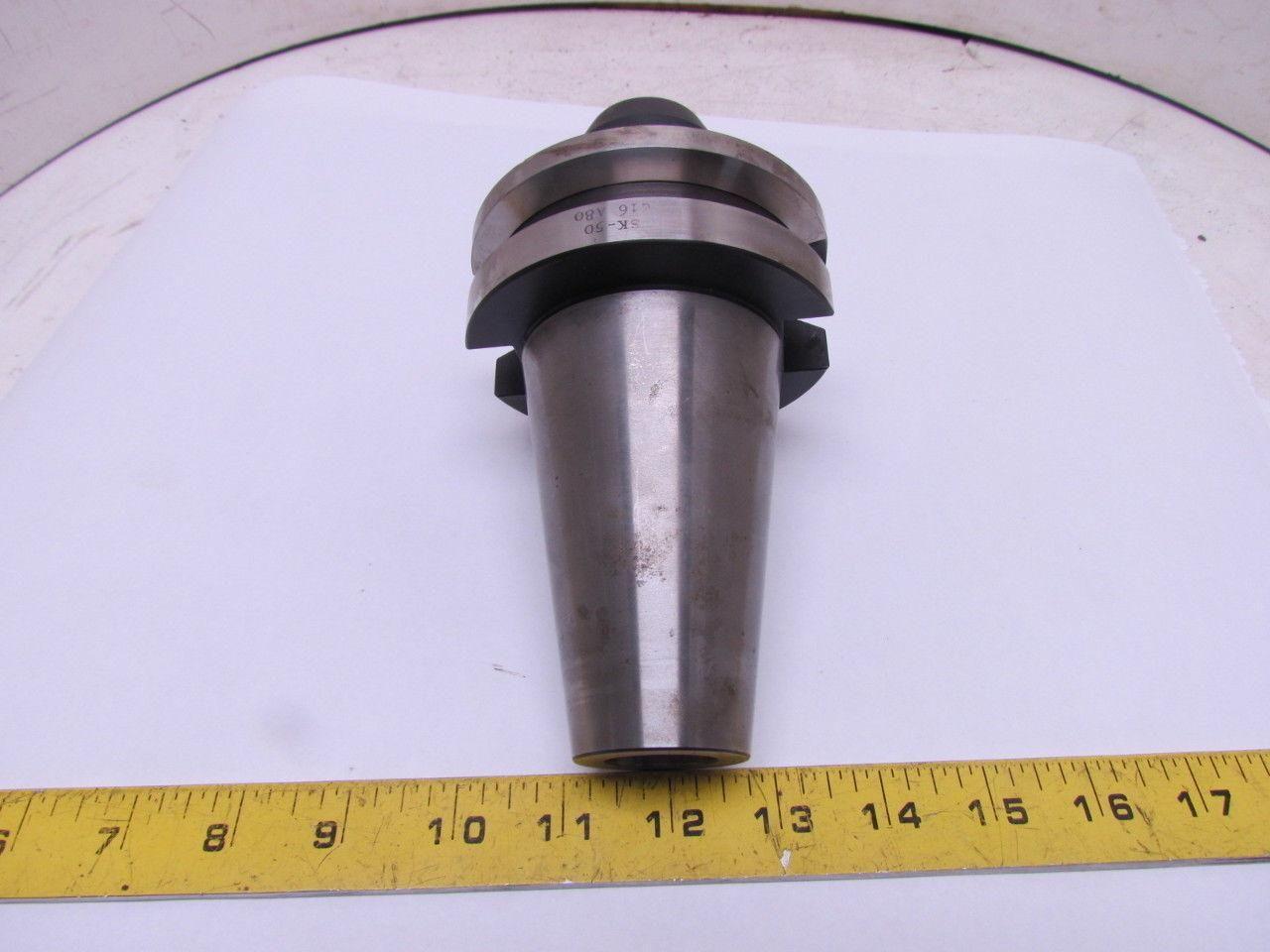 SK-50 d16 A80 Tool Holder 5/8" End Mill SK50 Taper 3-1/8" Projection