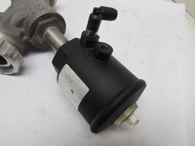 1-1/2"Angle Body Valve Bevel Seat Nut Galvanized/Stainless Piston Valve 2Way