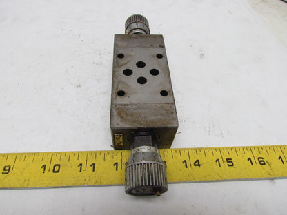 Hytegra HF3H-W-40SK-025B Hydraulic Dial Adjust Stack Flow Control Valve 3000 PSI