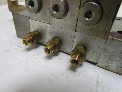 Lubriquip Graco MSP-5T MSP-15S 3Section Modular Divider Valve Block w/Indicators