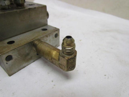 Lubriquip Graco MSP-5T MSP-15S 3Section Modular Divider Valve Block w/Indicators