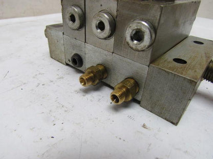Lubriquip Graco MSP-5T MSP-15S 3Section Modular Divider Valve Block w/Indicators