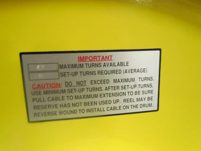 Aero-Motive Pow-R-Matic 200PSI Hose Reel 1/2"ID 50' Spring Return Heavy-Duty