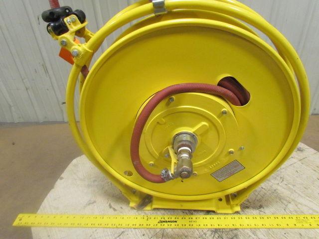 Aero-Motive Pow-R-Matic 200PSI Hose Reel 1/2"ID 50' Spring Return Heavy-Duty
