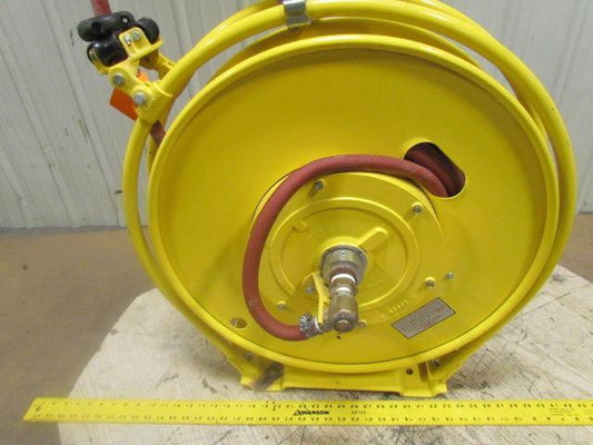 Aero-Motive Pow-R-Matic 200PSI Hose Reel 1/2"ID 50' Spring Return Heavy-Duty