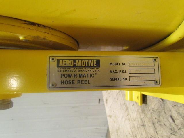 Aero-Motive Pow-R-Matic 200PSI Hose Reel 1/2"ID 50' Spring Return Heavy-Duty