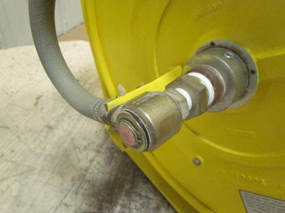 Aero-Motive Pow-R-Matic Spring Return Hose Reel 5/8"ID 60' HeavyDuty Steel Frame