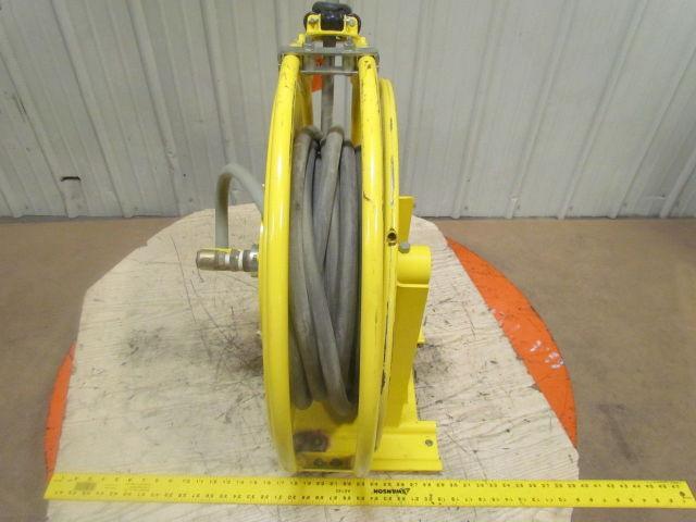 Aero-Motive Pow-R-Matic Spring Return Hose Reel 5/8"ID 60' HeavyDuty Steel Frame