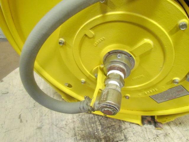 Aero-Motive Pow-R-Matic Spring Return Hose Reel 5/8"ID 60' HeavyDuty Steel Frame