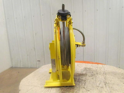 Aero-Motive Pow-R-Matic Spring Return Hose Reel 1/2"ID 70' HeavyDuty Steel Frame