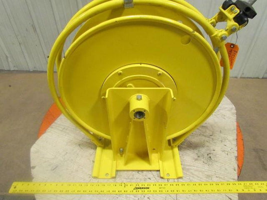 Aero-Motive Pow-R-Matic Spring Return Hose Reel 1/2"ID 70' HeavyDuty Steel Frame
