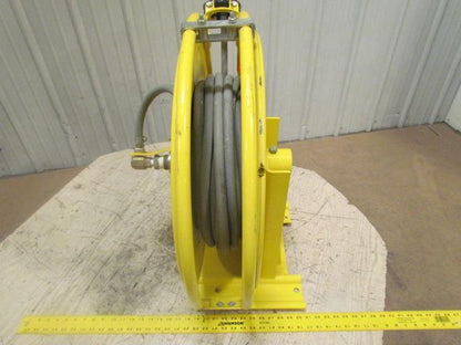 Aero-Motive Pow-R-Matic Spring Return Hose Reel 1/2"ID 70' HeavyDuty Steel Frame