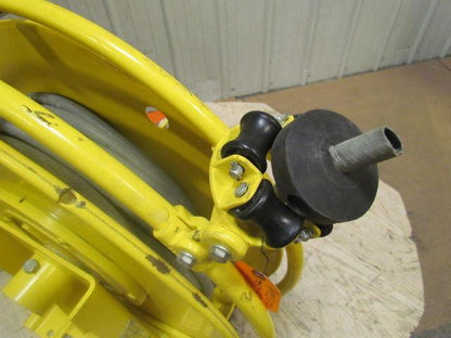 Aero-Motive Pow-R-Matic Spring Return Hose Reel 1/2"ID 70' HeavyDuty Steel Frame