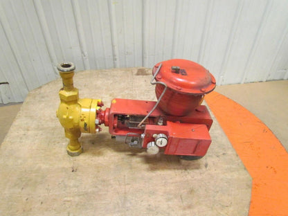 Cage Guided Pneumatic Control Valve w/SIGMA F Actuator-Regulator-Position Switch