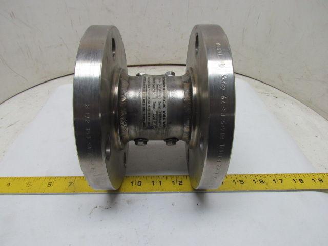 Technocheck 2.5" EHF 36 36 B NS 025 2-1/2" Stainless Steel Dual Disk Check Valve