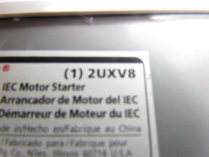 Dayton 2UXV8 IEC Contactor 120V 18A Nema 12 3P Start Stop Push Button Enclosure