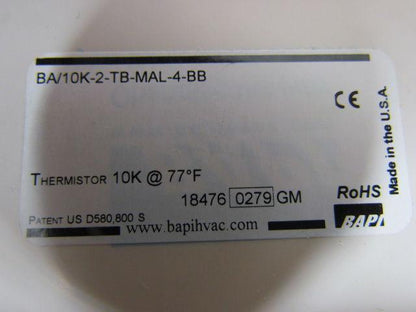 BaPI BA/IOK-2-TB-mal-4BB Thermobuffer Temp 4" Sensor w/ BAPI Box