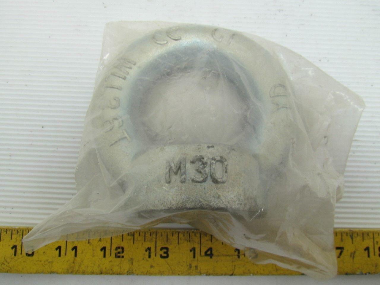 RN5823000-001P2 Eye Nut Standard Lifting Round Eye Zinc Plated 7290 Lb Load NEW