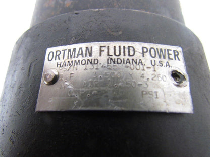 Ortman 3.500X4.250 Pneumatic Air Cylinder 3-1/2" Bore 4-1/4" Stroke Roundline