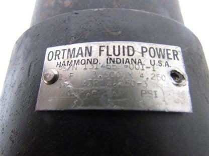 Ortman 3.500X4.250 Pneumatic Air Cylinder 3-1/2" Bore 4-1/4" Stroke Roundline