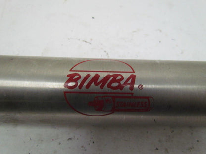 Bimba M-176-D Pneumatic Air Cylinder 1-1/2" Bore 2" Stroke Stainless Steel Body