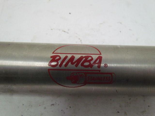 Bimba M-176-D Pneumatic Air Cylinder 1-1/2" Bore 2" Stroke Stainless Steel Body