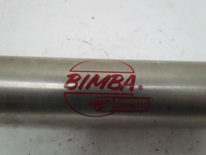 Bimba M-176-D Pneumatic Air Cylinder 1-1/2" Bore 2" Stroke Stainless Steel Body